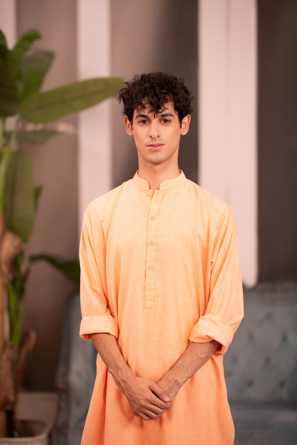 Carrot Orange Kurta